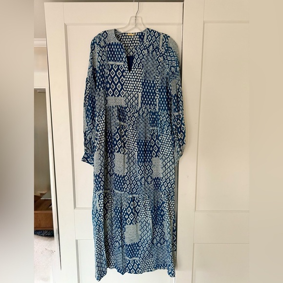 Matta Jade Patchwork Dress in Natural Indigo size XS - Picture 5 of 9